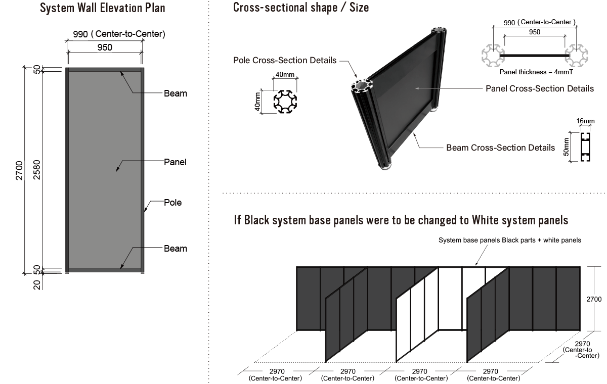 Pole/Beam Illustration 