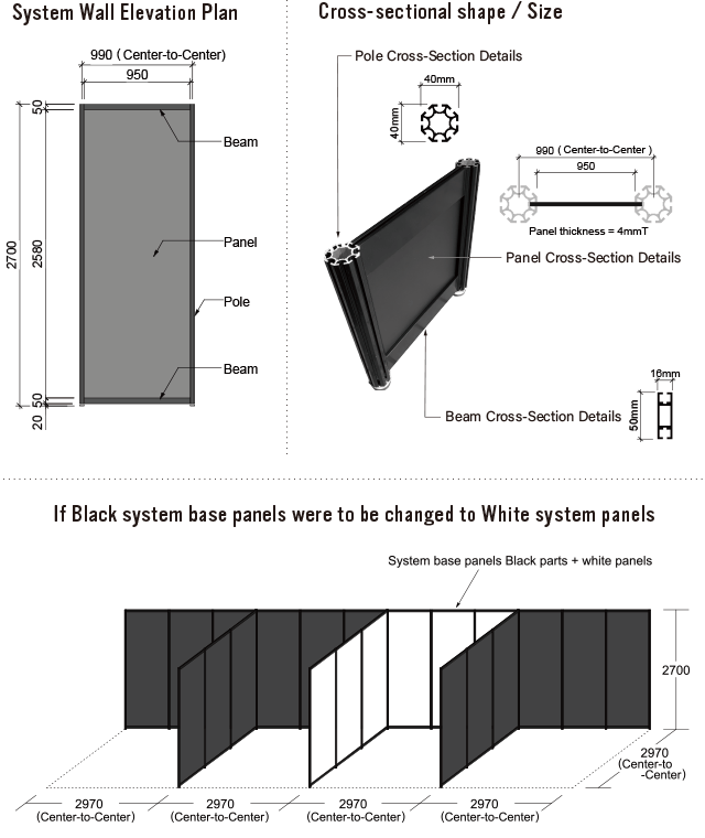 Pole/Beam Illustration 