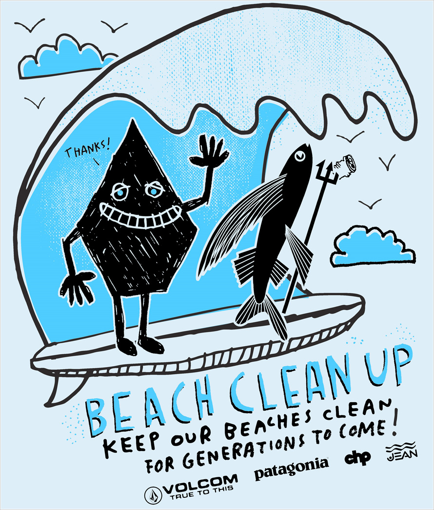 VOLCOM  SUN RISE BEACH CLEAN UP