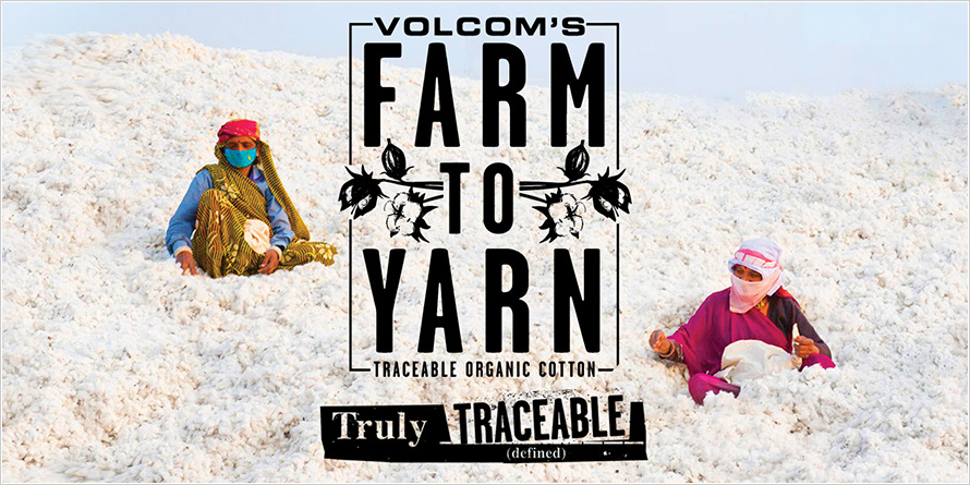 VOLCOM“FARM TO YARN”プログラム 