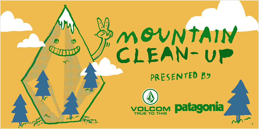 VOLCOM patagonia Mountain Clean Up 2019